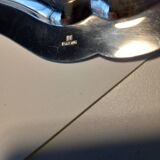 Set of 2 pewter trays