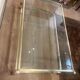 Pierre Vandel coffee table in lucite and gilded metal