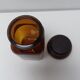 Pot apothicaire en verre marron vintage