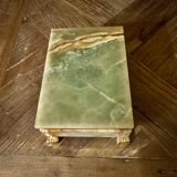 Onyx catchall box from the 1960s, vintage Italy.