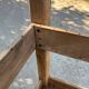 Small workbench made of solid oak