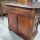 Art deco 4-door, 3-drawer, double-sided, 1930s flat desk