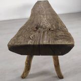 Rustic farm bench