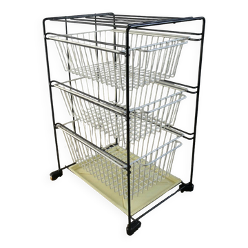 Desserte de cuisine roulante, années 60