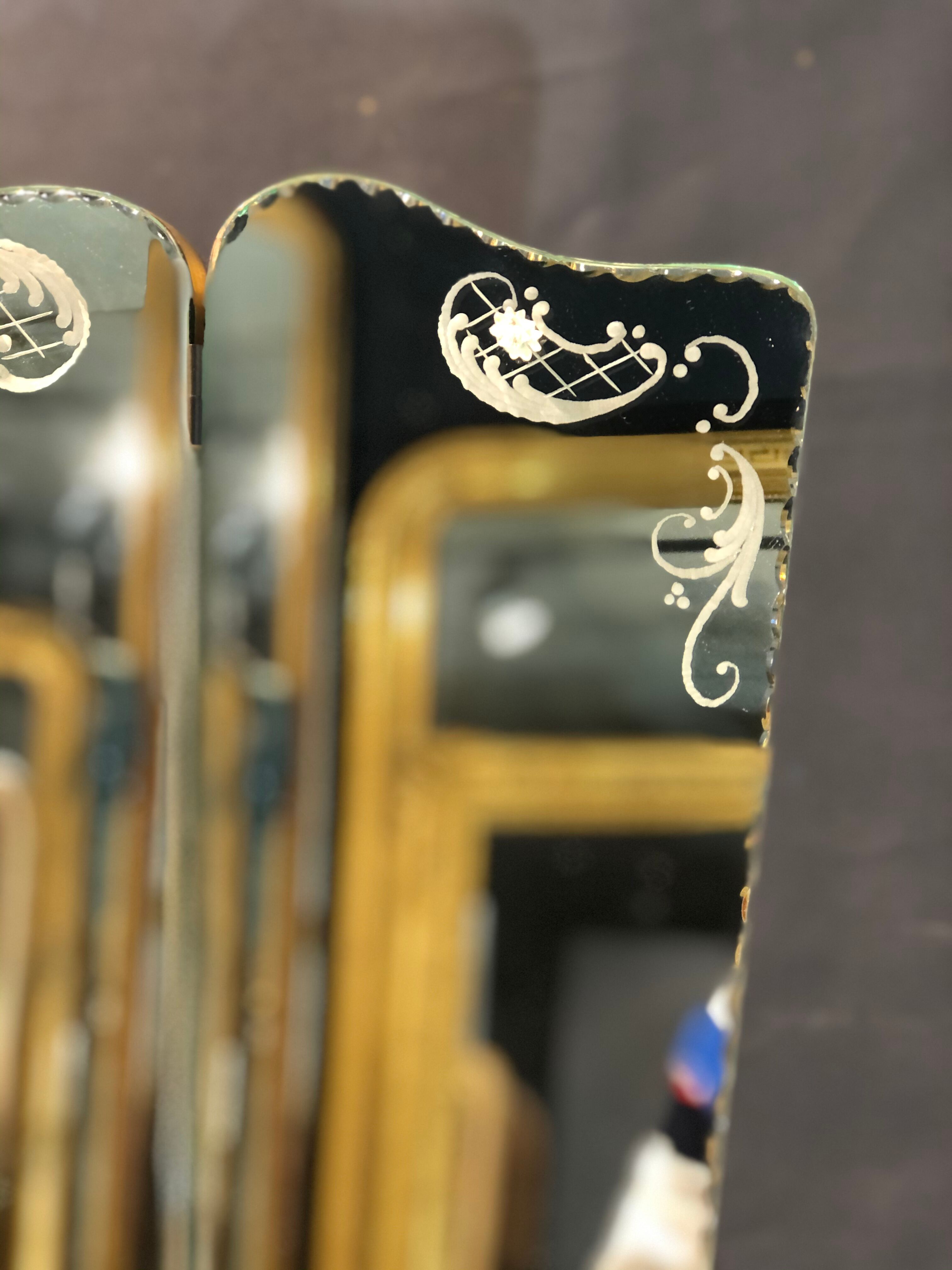Coiffeuse miroir vintage année 50