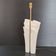 Lampe en pierre & laiton 1970 vintage