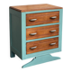 Small oak chest of drawers, France 1940