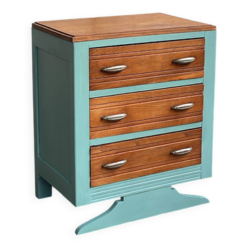 Small oak chest of drawers, France 1940