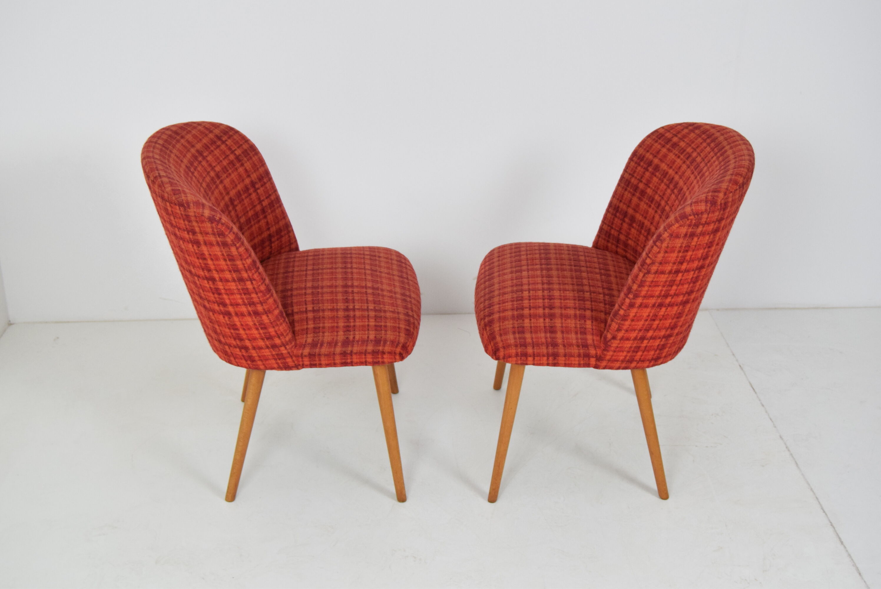 Set of upholstered chairs, 1960