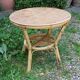 Lounge in rattan and bamboo