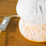 Glass table lamp, 1970s