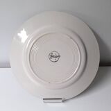 Assiette en faïence, Bretagne Pornic