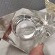 A pair of beautiful vintage glass candlesticks/vases from Prelz 1990s