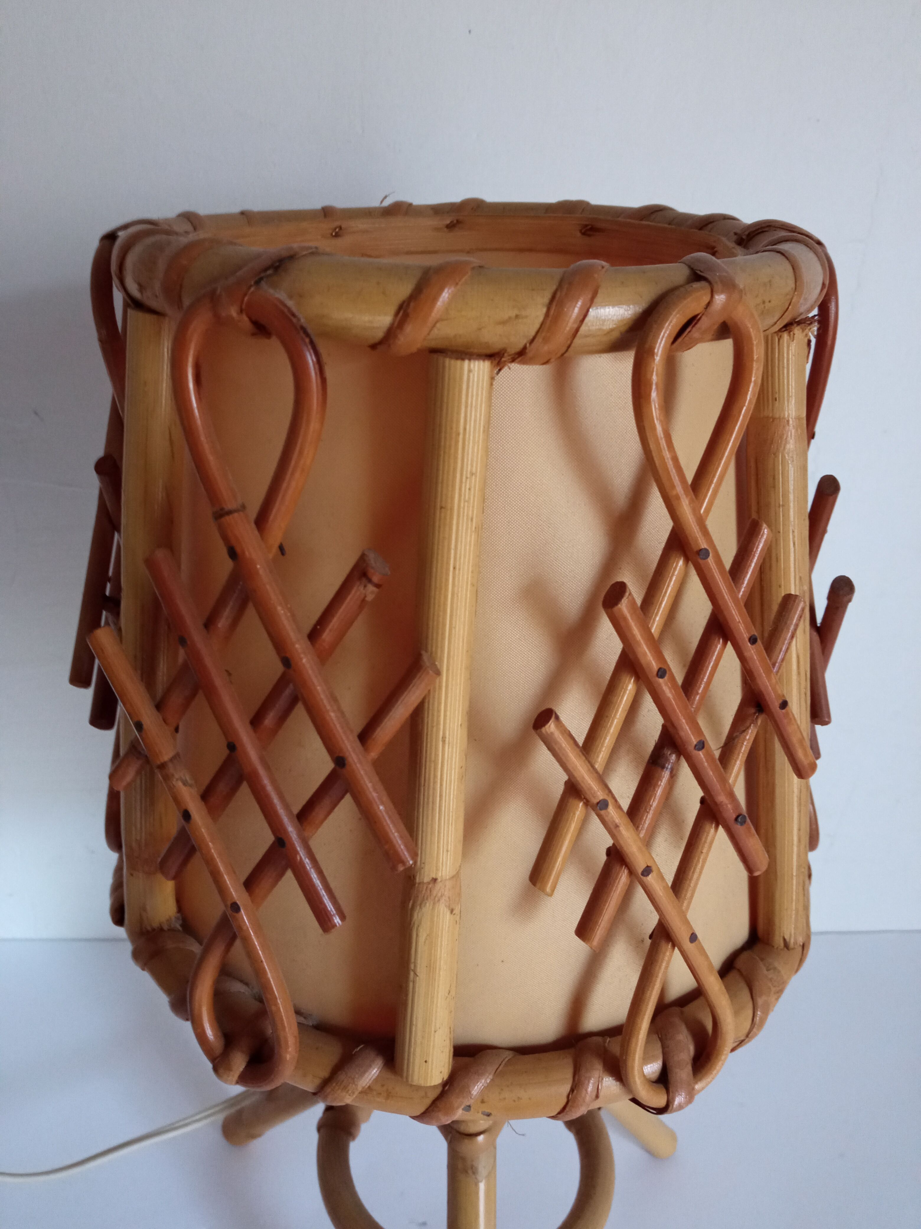 Lampe de chevet bambou