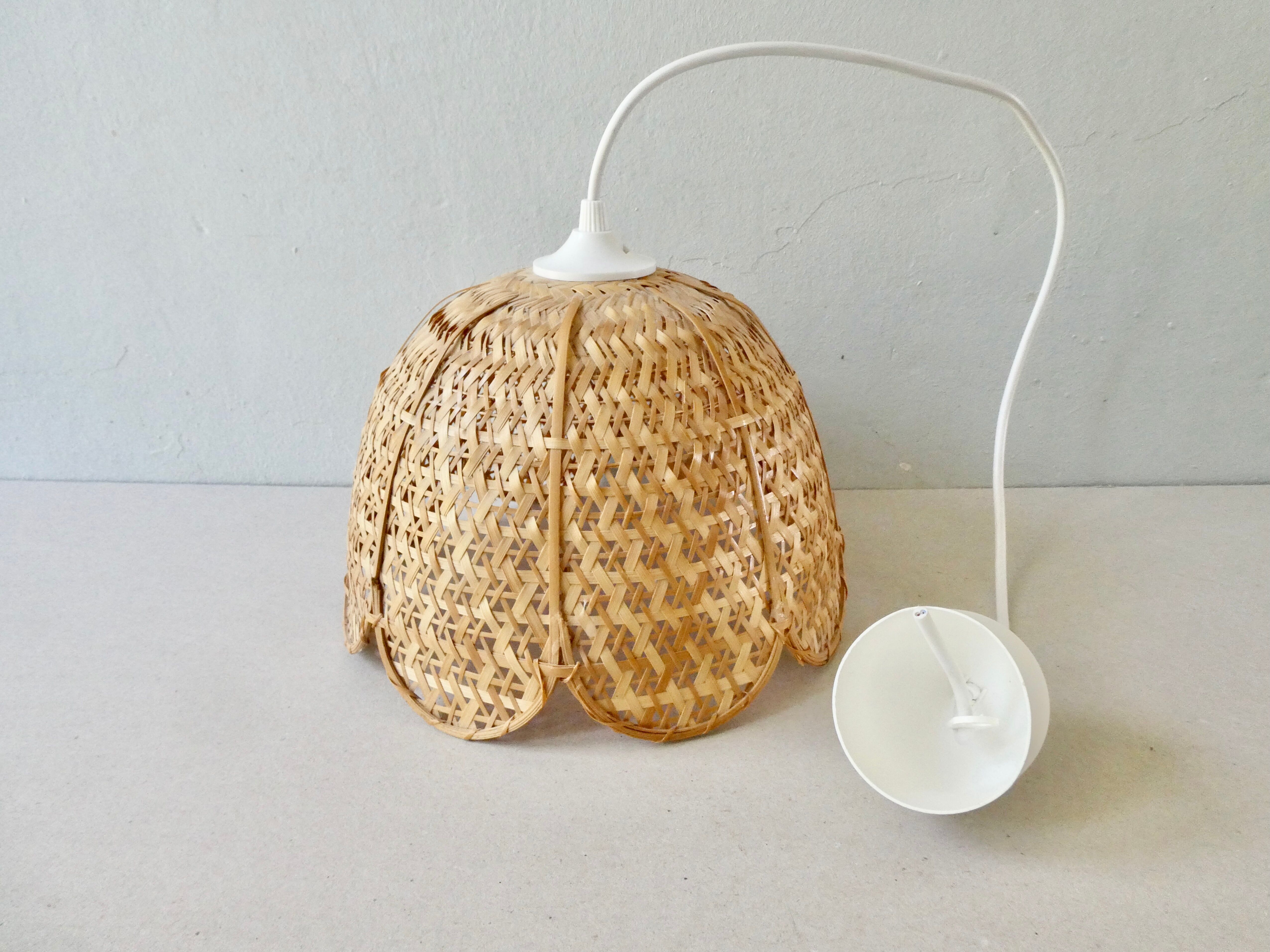 Braided rattan suspension