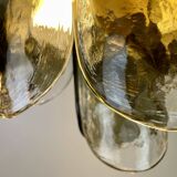 Murano & Brass Ceiling Lamp by J.T. Kalmar, Austria, 1960s