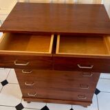 Vintage chiffonier with compass feet
