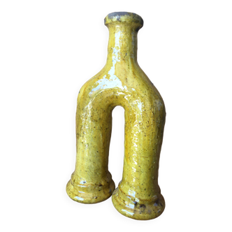 Poterie de tamegroute en terre cuite émaillée