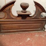 Pediment or top of furniture in natural wood XIX century
