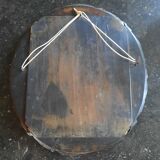 Miroir ovale au nitrate d'argent XIXème