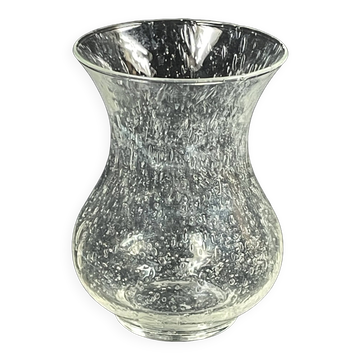Vase Signé Verrerie Biot