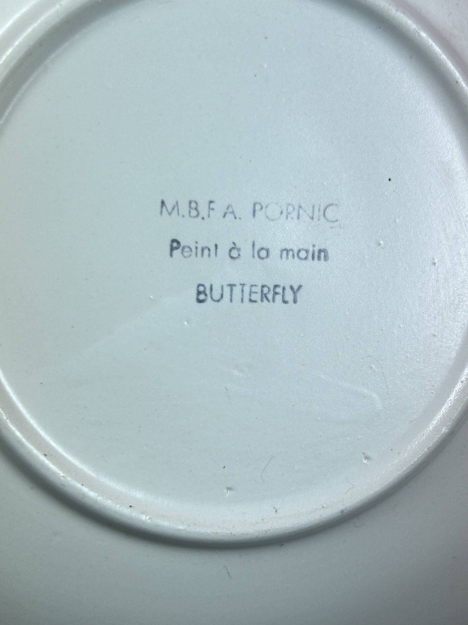 Set of 5 deep plates 21 cm in earthenware from MBFA Pornic model diff.