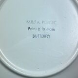 Set of 5 deep plates 21 cm in earthenware from MBFA Pornic model diff.