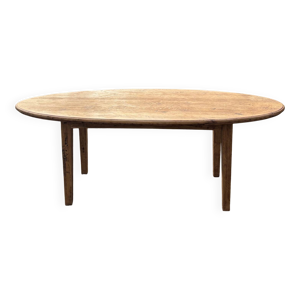 table à manger bois - ovale