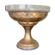 Brass and glass cup
