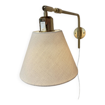 GRANDE APPLIQUE TÉLESCOPIQUE MÉTAL DESIGN 1960.