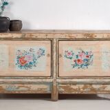 Antique white sideboard with original illustrations (c.1900) #7