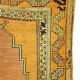 Turkish carpet, late 19th century, 85x140cm.
