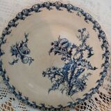 4 flat plates "thistles" from gien