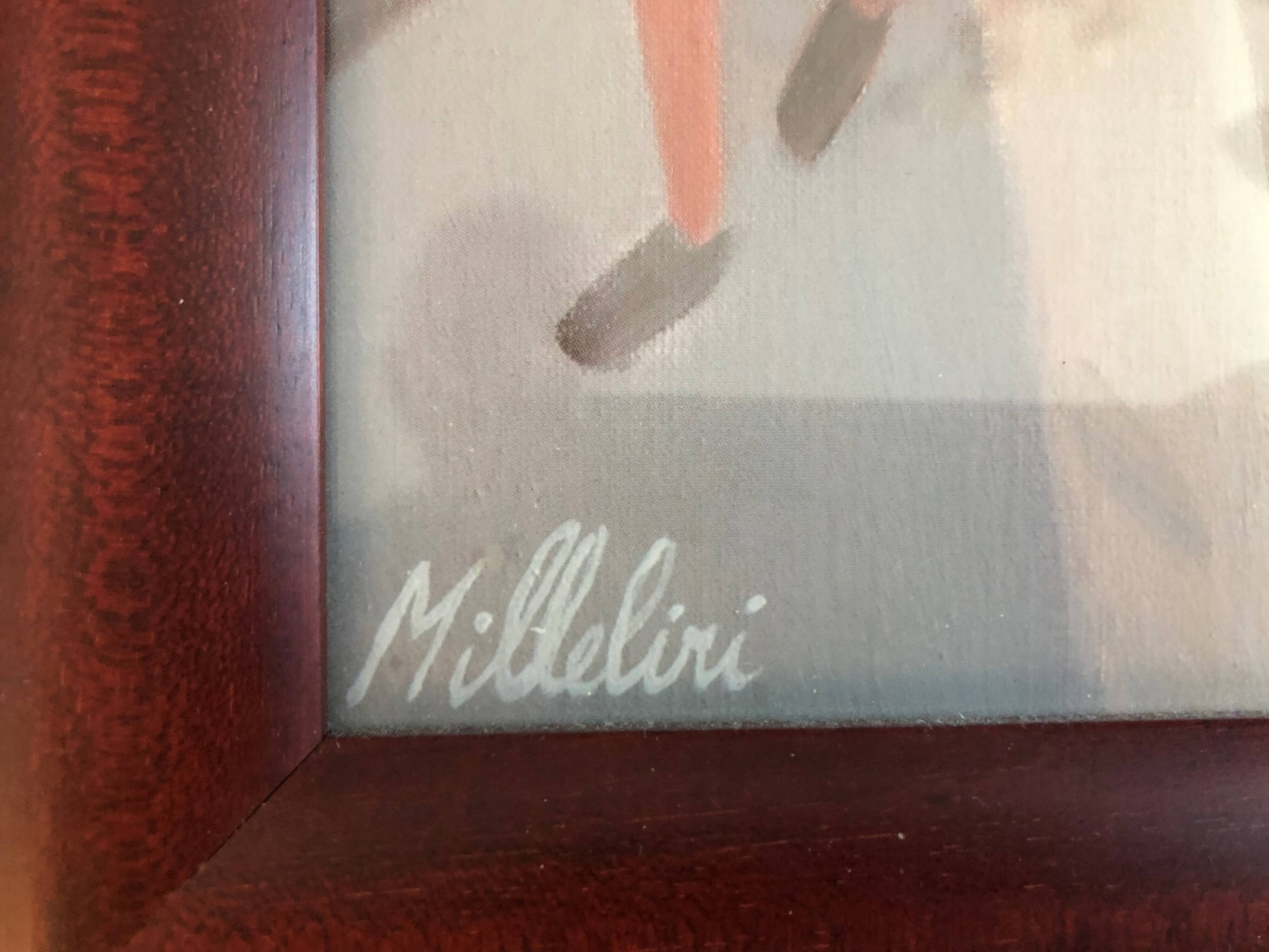 Lithograph: animated street by JP Milleliri