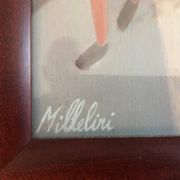 Lithographie : rue animée de JP Milleliri