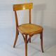 2 FISCHEL chairs, Art Deco 1938 bistro, wooden seat