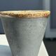 Set of 3 cups / mug in Indonesian ceramic (black, matte brown & speckled glazed)