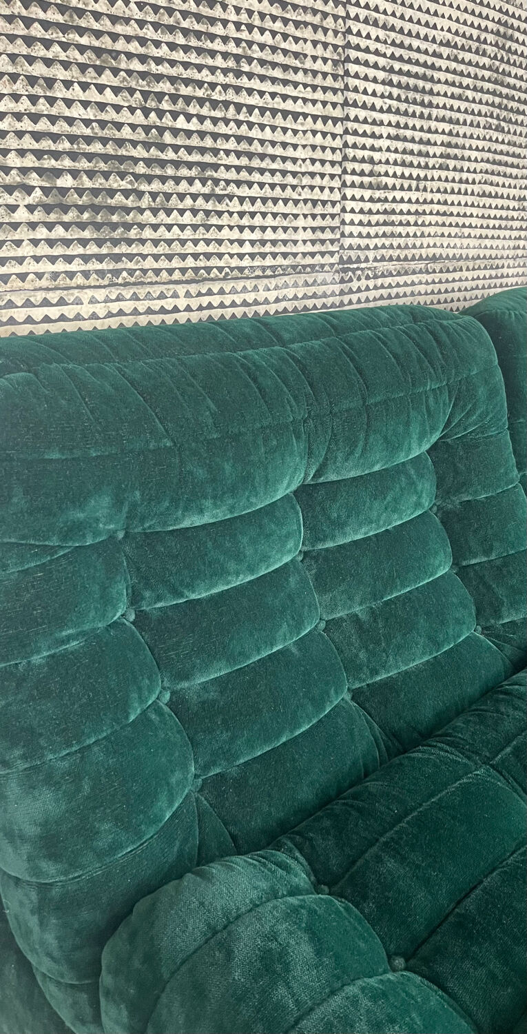Velvet sofa 1970