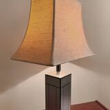 70s brushed aluminum lamp