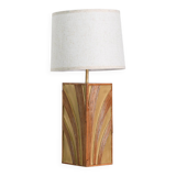 Lampe de table en rotin fabriquée à la main