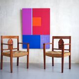 Paire de Fauteuils coloniaux, 1950