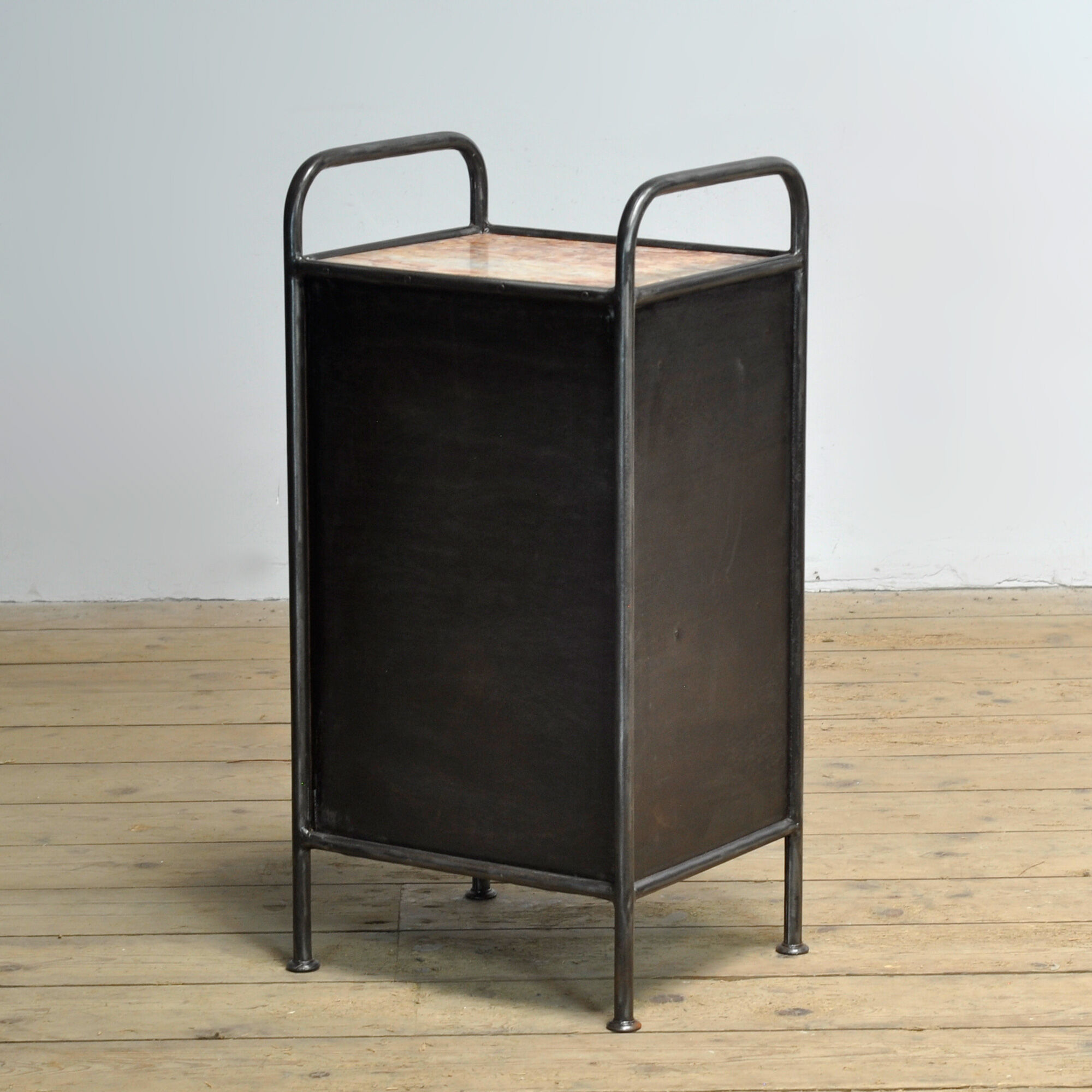 Nightstand with marble top, circa 1920