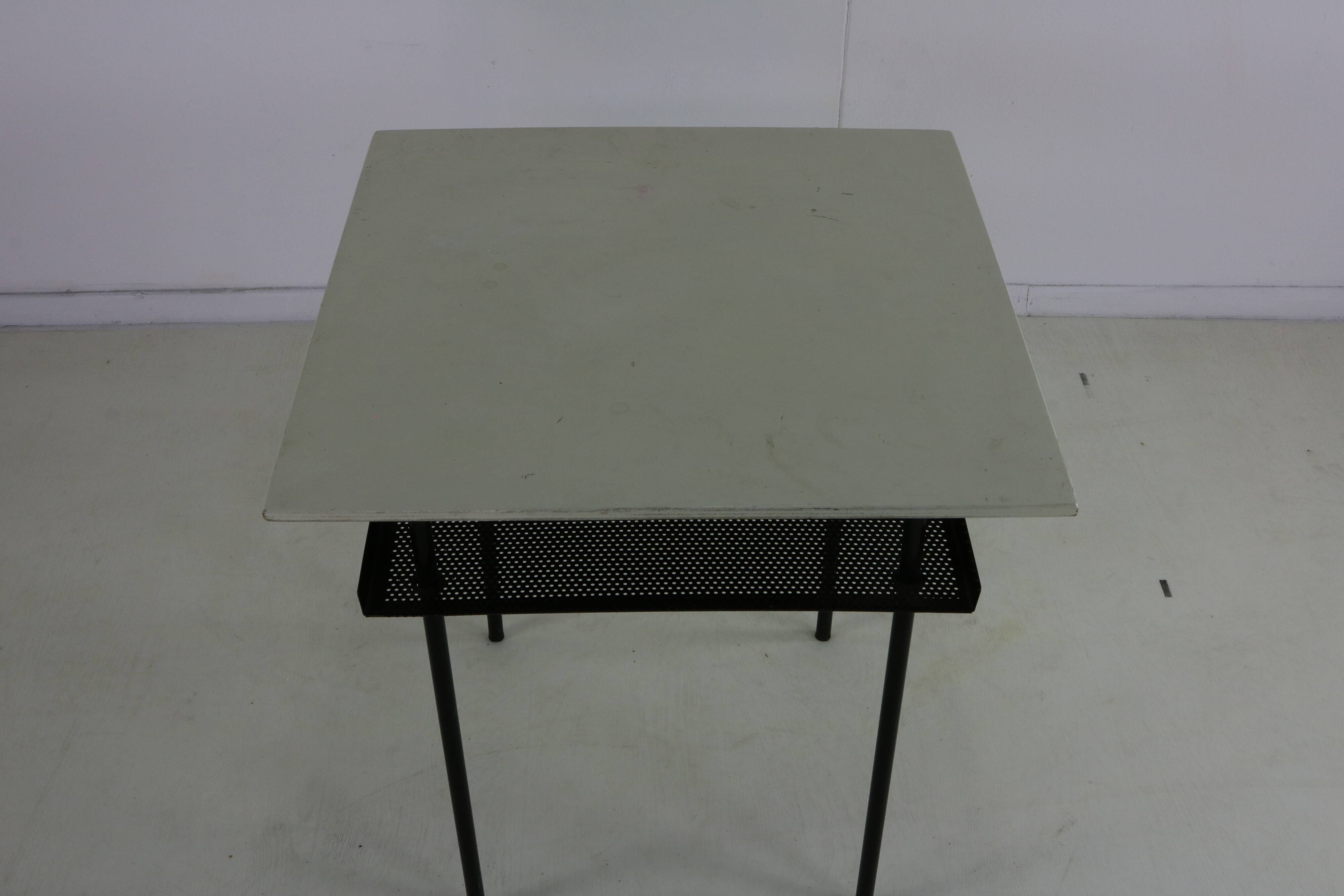 Fifties bed side table by Wim Rietveld for Auping Holland