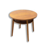 Fully restored oak coffee table, Czechoslovakia, 1960´s