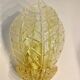 Paire d'appliques en verre de Murano et incrustations d'or Barovier Toso, Italie 1990