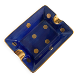 Hand-painted Limoges porcelain ashtray