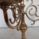 Brass chandelier 4 burners 3 branches