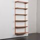 Preben Sorensen Danish teak mid century shelves by PS system Randers, 1960s