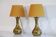 Pair of brass lamps 1960