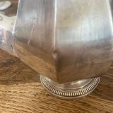 Silver metal coffee maker